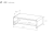Stolik kawowy LINK F 120 × 60 cm – wymiary