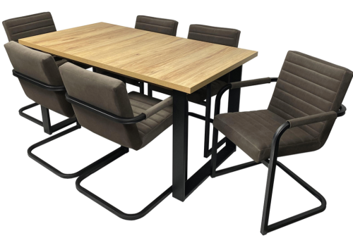 krzesło KB Products BIUROWE LOFT plus stół