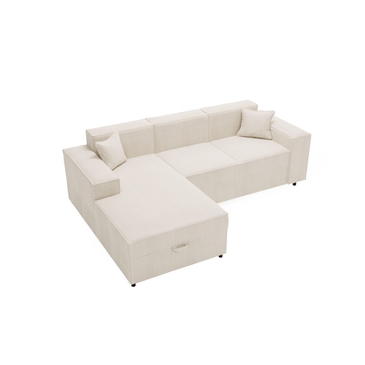 narożnik na sprężynach falistych