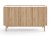 Komoda szeroka BOHO KB-83 dąb riviera marmur bianco – elegancka komoda do salonu w stylu boho.
