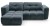 Narożnik MODI II z funkcją spania – wygodny narożnik rozkładany do salonu z pojemnikiem na pościel