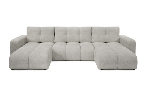 Duży narożnik SOHO z funkcją spania – przestronna sofa narożna XXL do dużego salonu