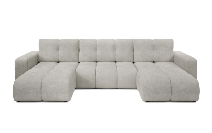 Duży narożnik SOHO z funkcją spania – przestronna sofa narożna XXL do dużego salonu