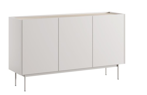 Komoda szeroka COLOR KB-144/83 kaszmir dąb linea – nowoczesna komoda 144 cm do salonu
