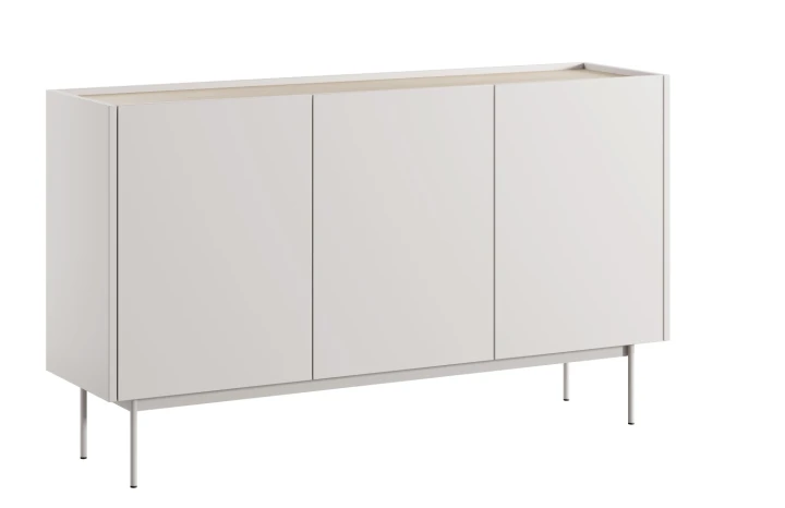 Komoda szeroka COLOR KB-144/83 kaszmir dąb linea – nowoczesna komoda 144 cm do salonu