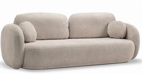 Kanapa OLIVIA z funkcją spania w nowoczesnym salonie.