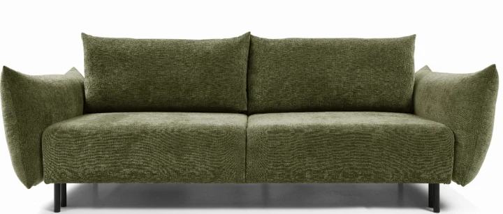Sofa ADELA z metalowymi nóżkami.
